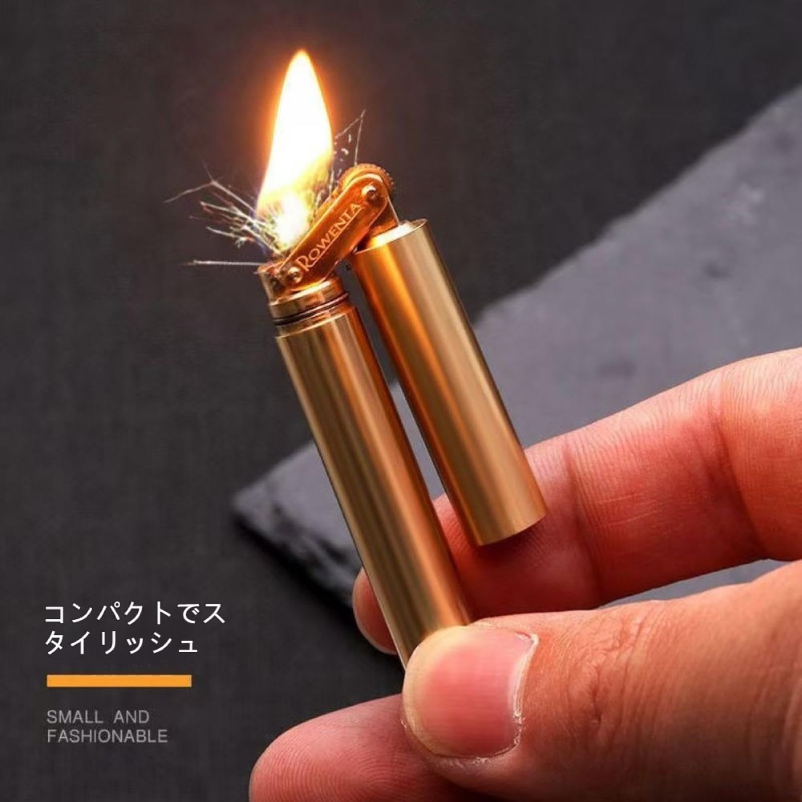Amazon.co.jp: 電子ライター 折りたたみ式 真鍮ライター レトロ